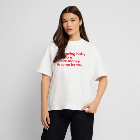 I'm boring baby - Oversized T-shirt - Weiß