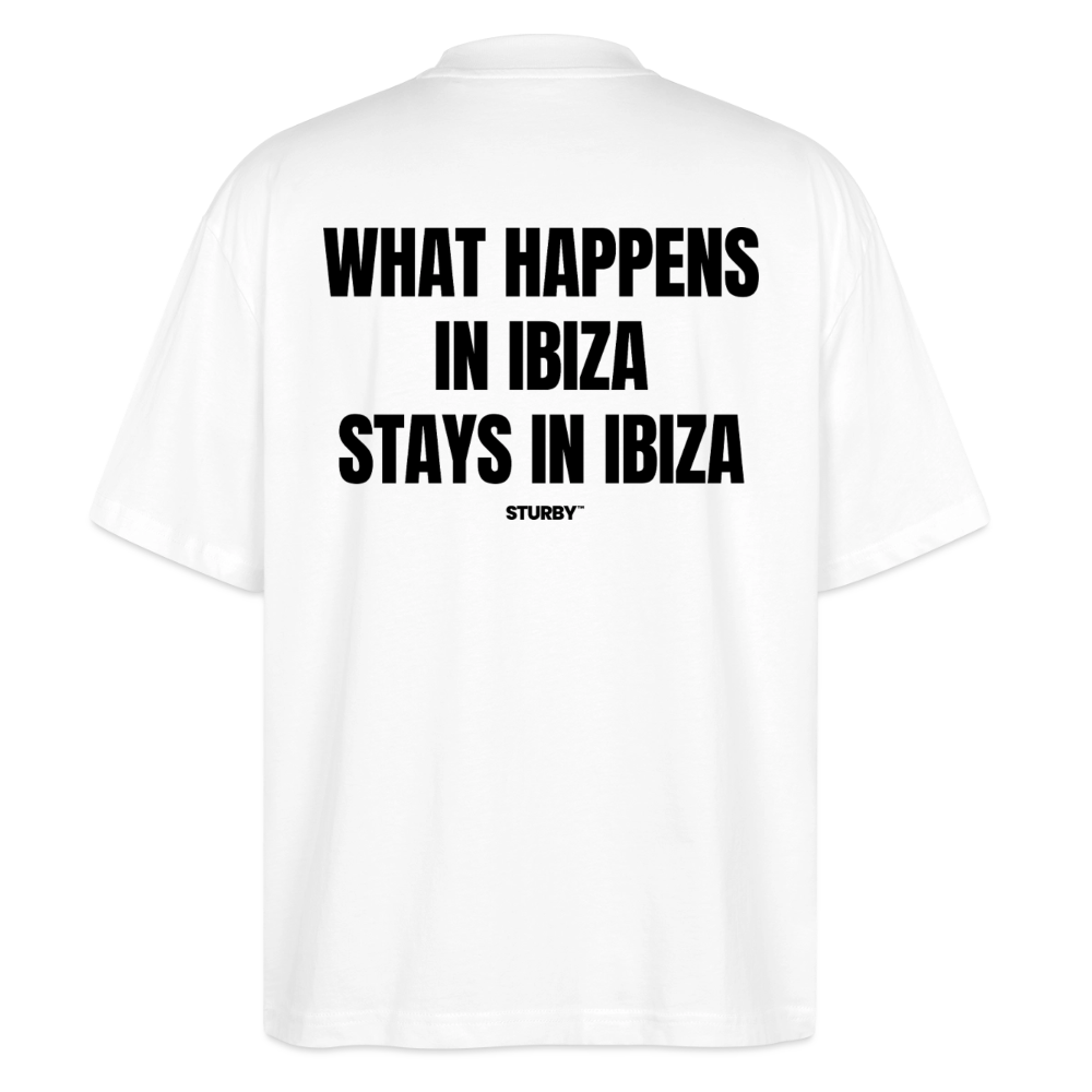 WHAT HAPPENS IN IBIZA STAYS IN IBIZA - Weiß