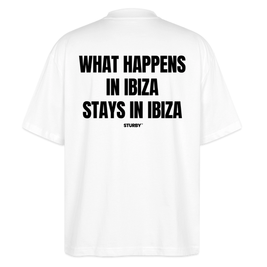 WHAT HAPPENS IN IBIZA STAYS IN IBIZA - Weiß