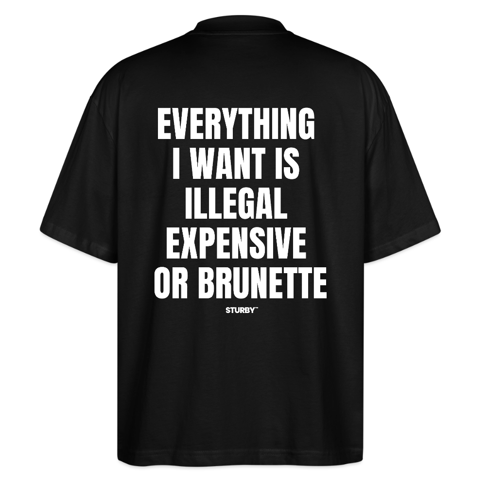 Everything i want...(brunette) - Oversized Shirts - Schwarz