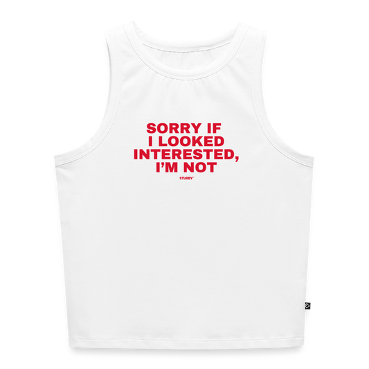 SORRY IF I LOOKED... - Weiß