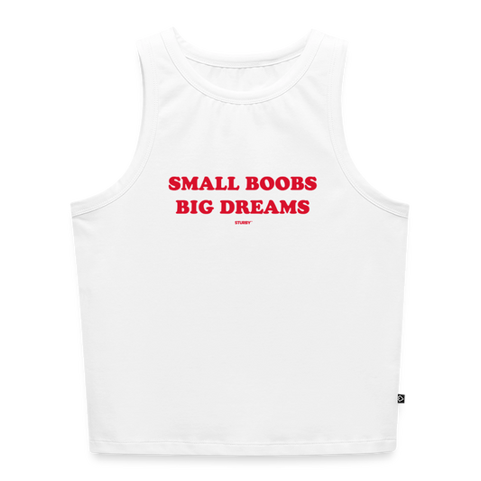 SMALL BOOBS BIG DREAMS - Weiß