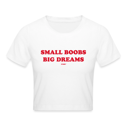 small boobs big dreams - Weiß