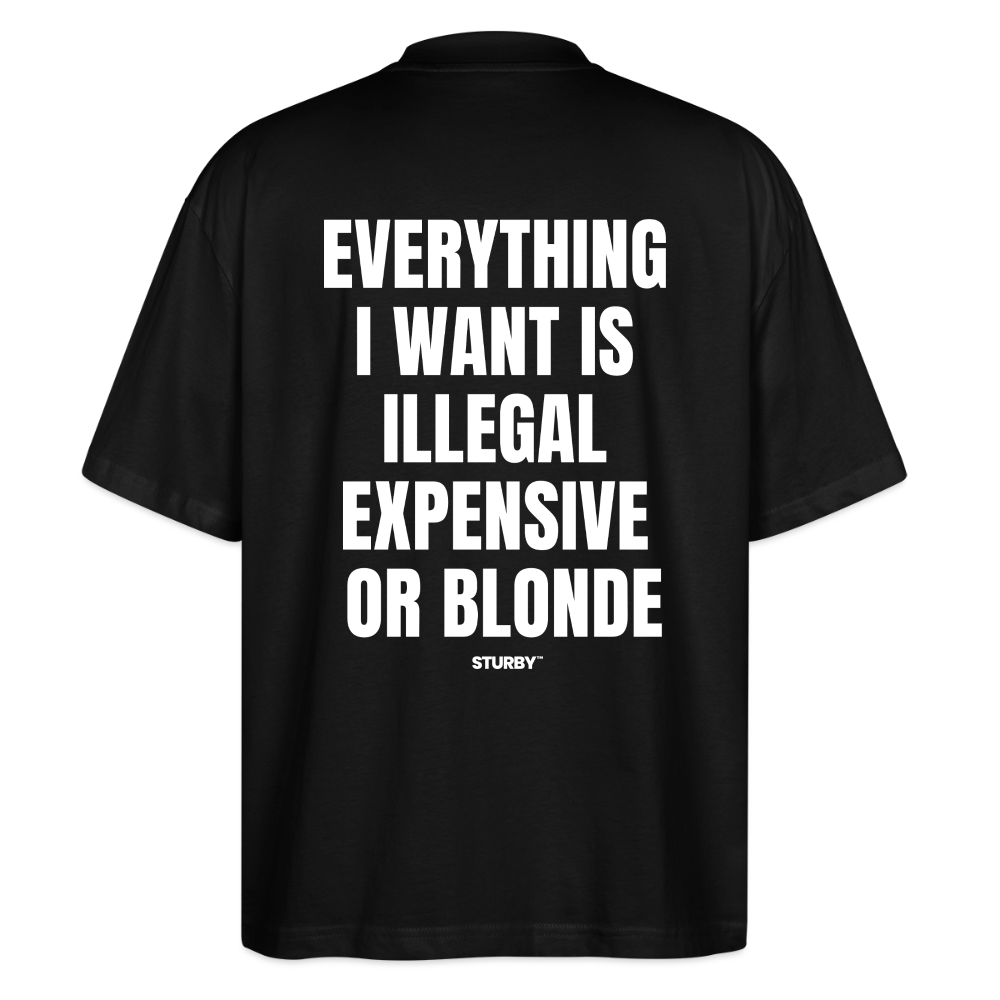 Everything i want...(blonde) - Oversized Shirts - Schwarz