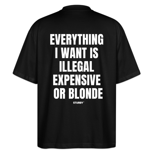 Everything i want...(blonde) - Oversized Shirts - Schwarz