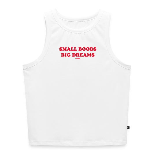 SMALL BOOBS BIG DREAMS - Weiß
