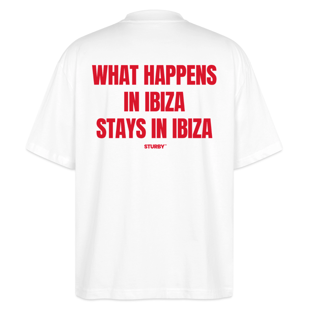WHAT HAPPENS IN IBIZA STAYS IN IBIZA - Weiß