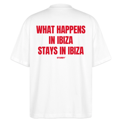 WHAT HAPPENS IN IBIZA STAYS IN IBIZA - Weiß