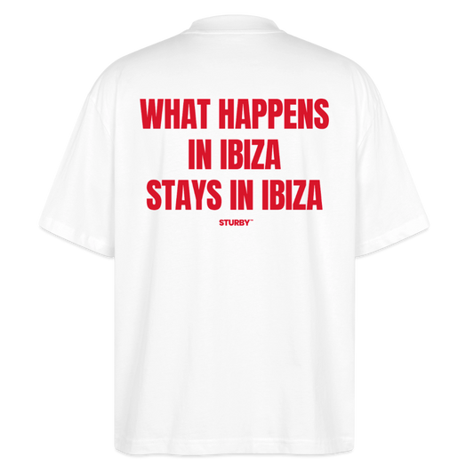 WHAT HAPPENS IN IBIZA STAYS IN IBIZA - Weiß