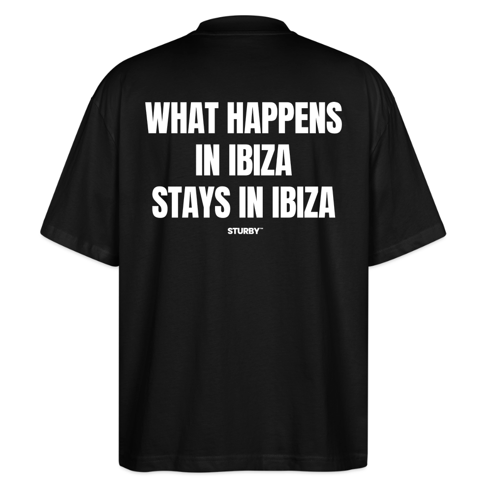 WHAT HAPPENS IN IBIZA STAYS IN IBIZA - Schwarz