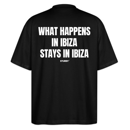 WHAT HAPPENS IN IBIZA STAYS IN IBIZA - Schwarz